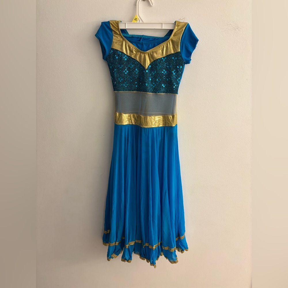 Weissman 2 Piece Bollywood / Nutcracker Arabian Dance Costume, Size Large Child